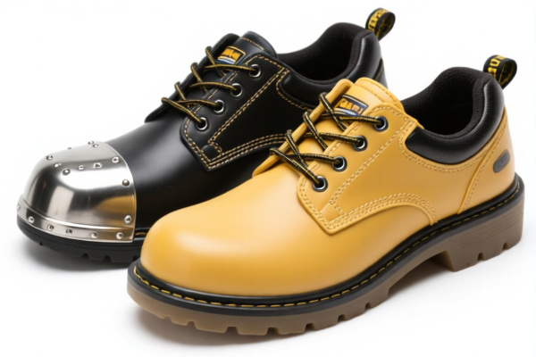 Rubber and Plastic Safety Shoes with Metal Toe