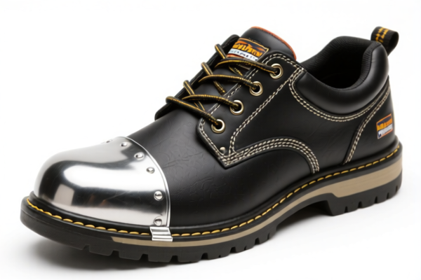 Insulated rubber or plastics work shoes with metal toe