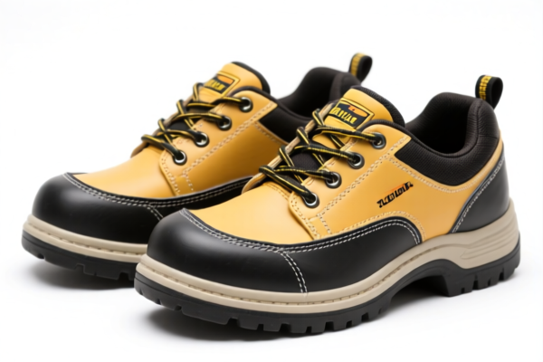 Rubber or plastics safety shoes for construction sites