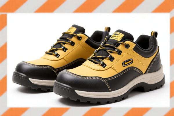 Rubber or plastics safety shoes for construction sites
