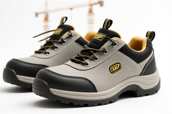 Rubber or plastics safety shoes for construction sites