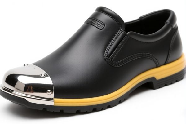 Rubber_Plastic Outdoor Shoes with Metal Toe Cap