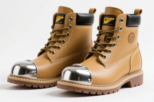 Rubber_Plastic Work Boots with Metal Toe Cap