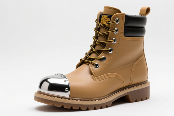 Rubber_Plastic Work Boots with Metal Toe Cap