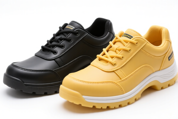 Rubber and plastic work safety shoes
