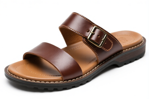Rubber Sole Leather Sandals