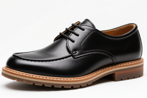 Rubber Sole Leather Shoes