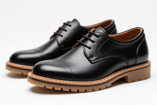 Rubber Sole Leather Shoes