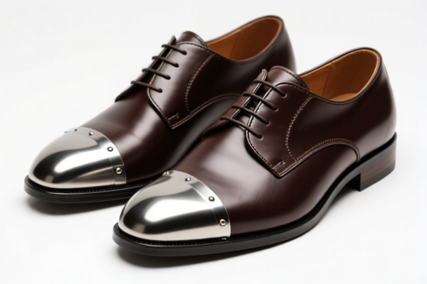 Leather Shoes with Protective Steel Toe Cap