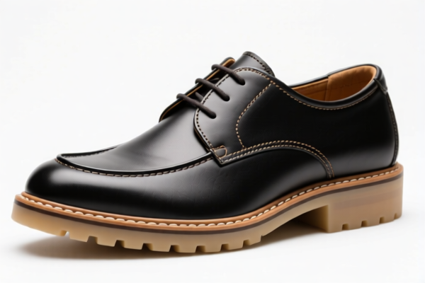 Men's Rubber Outsole Leather Shoes