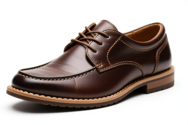 Turned casual leather footwear