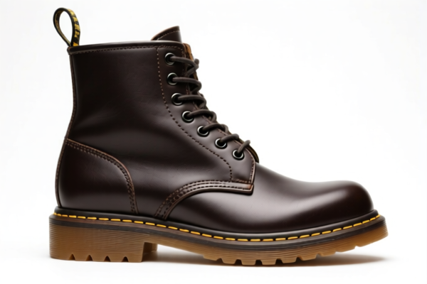 Leather upper rubber sole boots