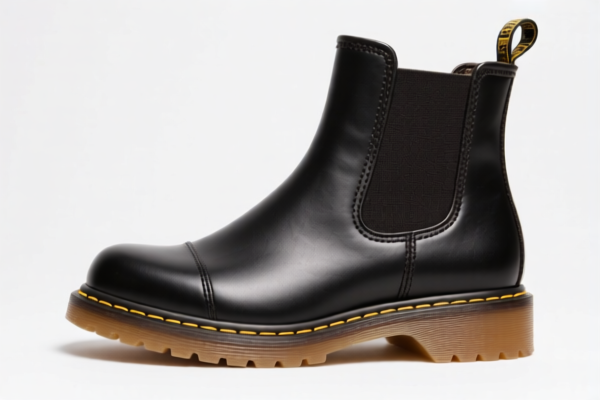 Leather upper rubber sole boots