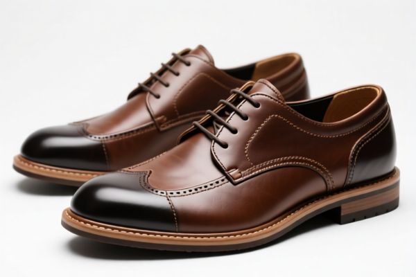 Men's work leather shoes