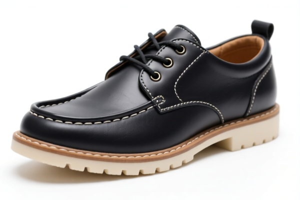 Boys' Rubber Sole Leather Footwear