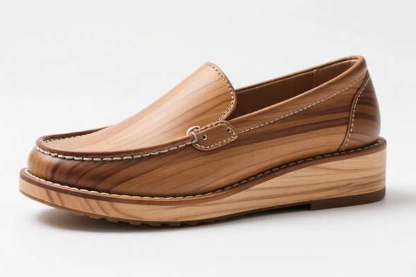 Wood Platform Casual Shoes