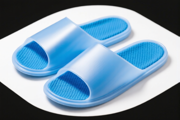 Plastic Sole Textile Upper Slippers, Adhesive Construction