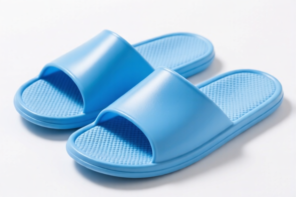 Plastic Sole Textile Upper Slippers, Adhesive Construction