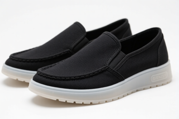 Textile Upper Plastic Sole Casual Shoes