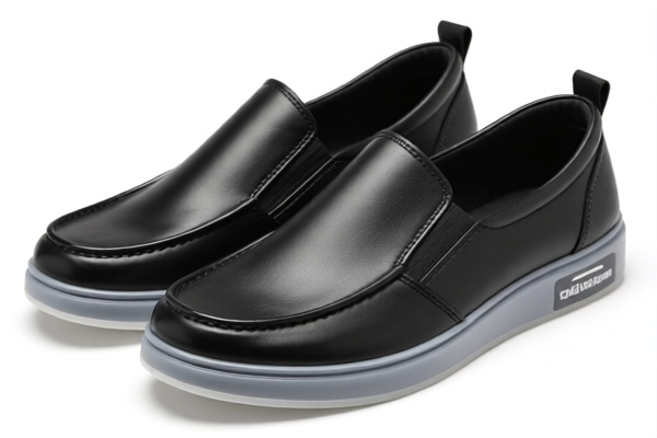 Adhesive Plastic Sole Casual Shoes