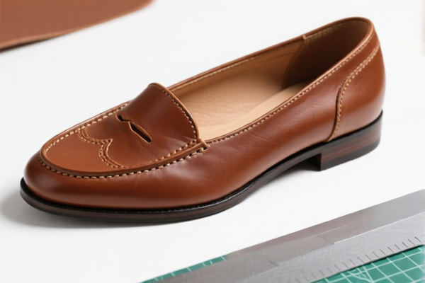 Cut leather for shoe uppers