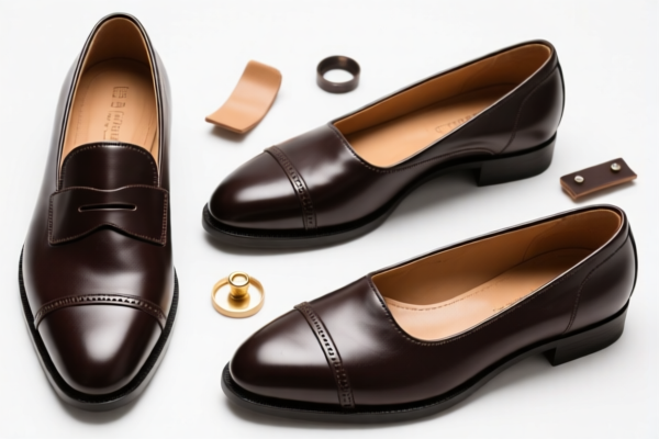 Leather shoe upper components
