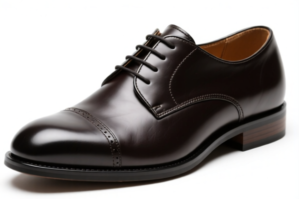 Leather shoe upper semi