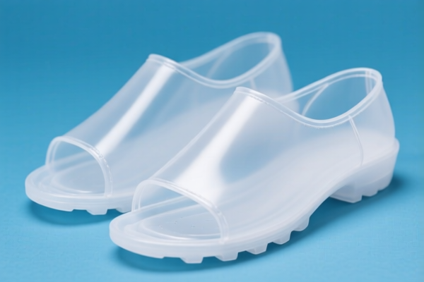 Plastic footwear upper parts
