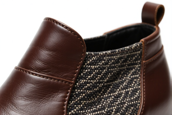 Leather and textile composite uppers