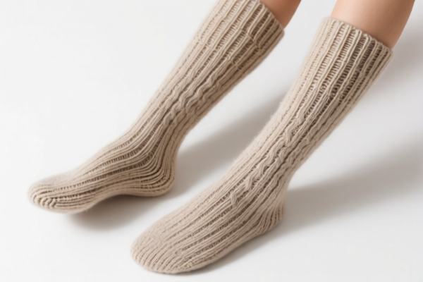 Knitted Textile Fiber Leg Warmers