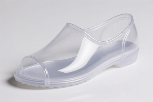 Plastic footwear uppers