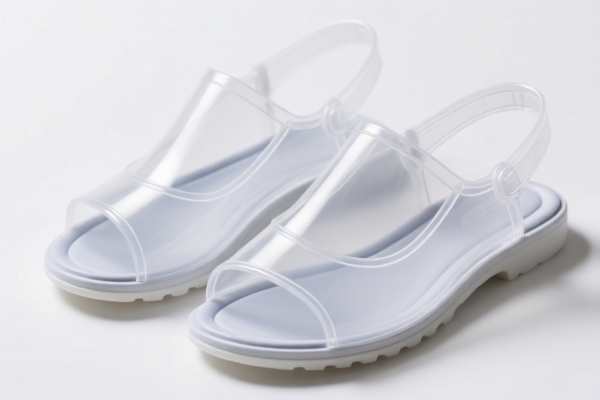 Plastic footwear uppers