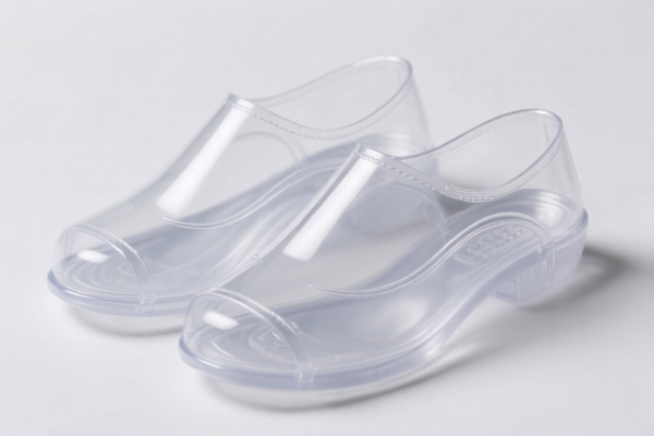 Plastic footwear uppers