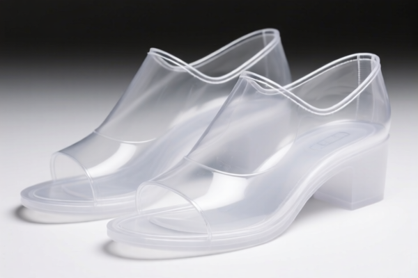 Plastic footwear uppers