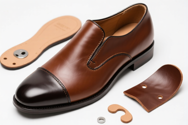 Leather Shoe Upper Components