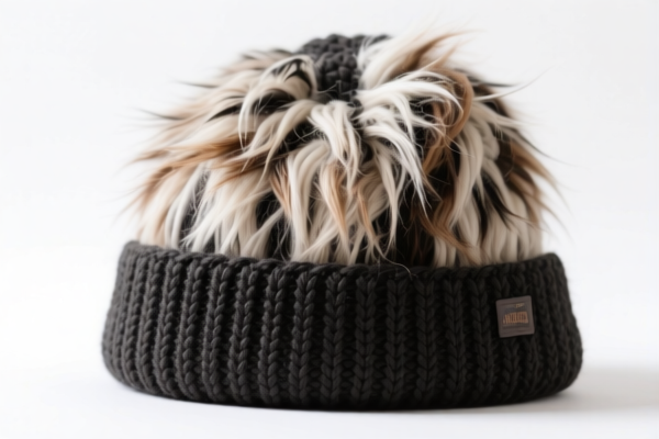 Fine animal hair knitted hats