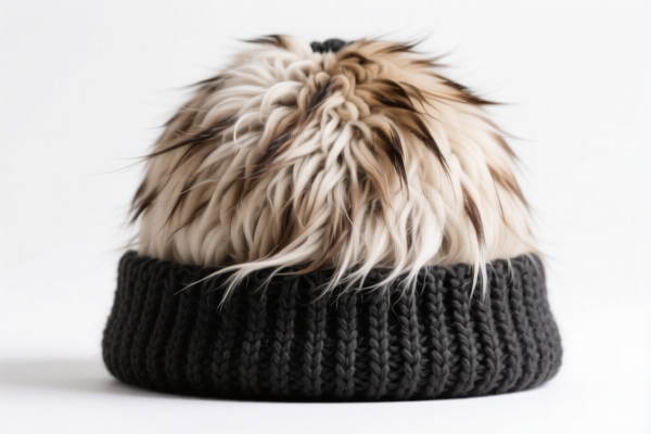 Fine animal hair knitted hats