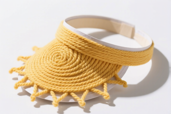 Paper Yarn Sun Visor