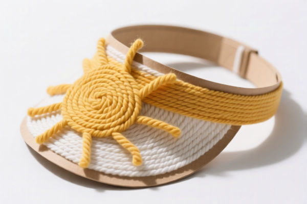 Paper Yarn Sun Visor