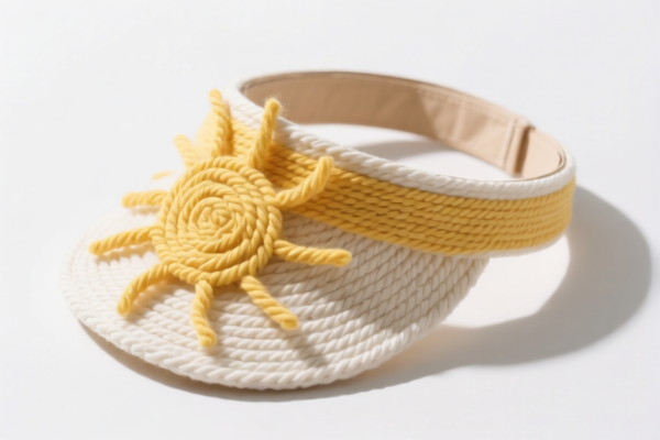 Paper Yarn Sun Visor