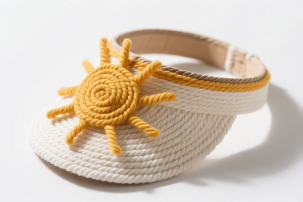 Paper Yarn Sun Visor