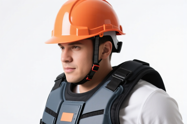 Safety helmets with chest protection