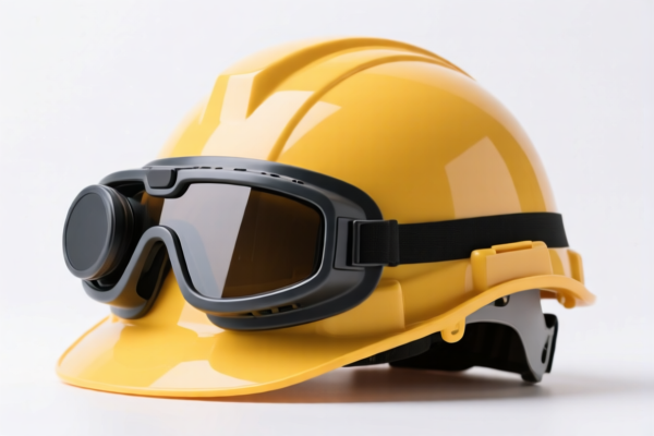 Safety helmets with eye protection