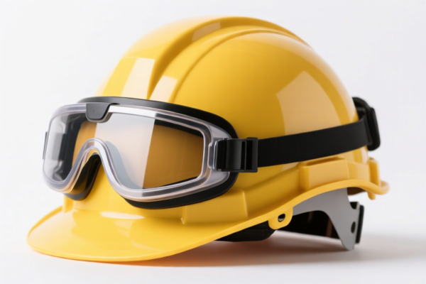 Safety helmets with eye protection