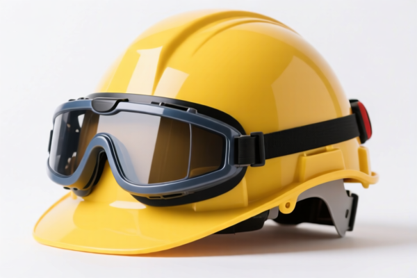 Safety helmets with eye protection