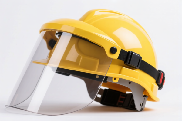 Safety helmets with face shields
