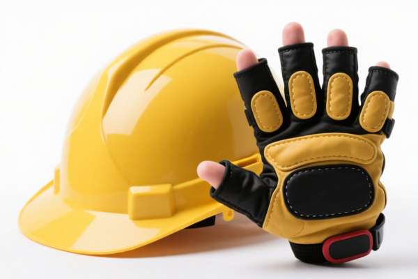 Safety helmets with finger protection