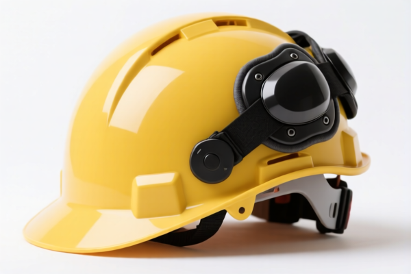 Safety helmets with knee protection