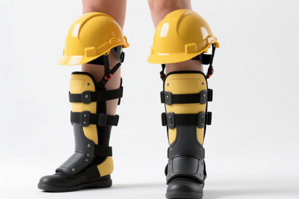 Safety helmets with leg protection