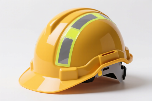 Safety helmets with reflective strips